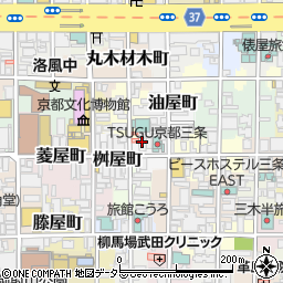 メロディーハイム三条堺町周辺の地図