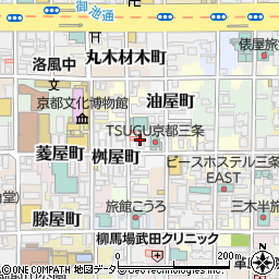 メロディーハイム三条堺町周辺の地図