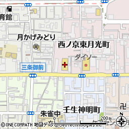 キリン堂三条御前店周辺の地図