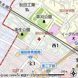 山正時計店　西店周辺の地図
