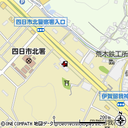 コスモ四日市東ＳＳ周辺の地図
