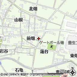 愛知県豊田市和会町前畑4-2周辺の地図