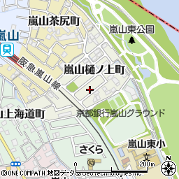京都府京都市西京区嵐山樋ノ上町18-58周辺の地図