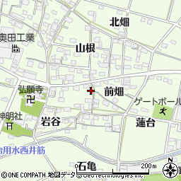 愛知県豊田市和会町前畑18-4周辺の地図