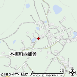 京都府亀岡市本梅町西加舎斧磨20周辺の地図