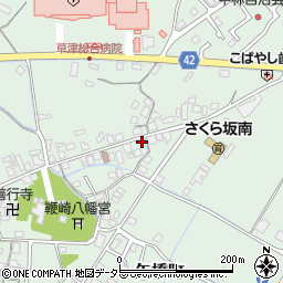 滋賀県草津市矢橋町1495周辺の地図