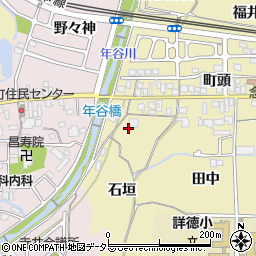 京都府亀岡市篠町柏原石垣周辺の地図