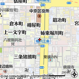 トヨタレンタリース京都堀川店周辺の地図