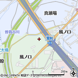 京都府亀岡市曽我部町重利風ノ口5-10周辺の地図
