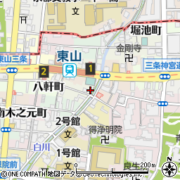京都府京都市東山区土居之内町468周辺の地図