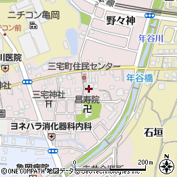 京都府亀岡市三宅町周辺の地図