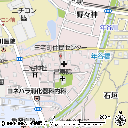 京都府亀岡市三宅町周辺の地図