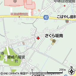 滋賀県草津市矢橋町1501周辺の地図