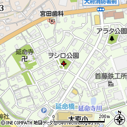 ヲシロ公園周辺の地図