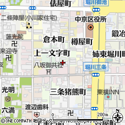 京都府京都市中京区姉猪熊町313周辺の地図