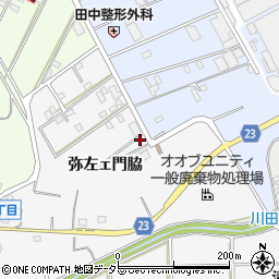 愛知県大府市吉田町弥左ェ門脇73周辺の地図