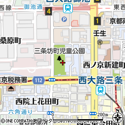 京都府京都市中京区西ノ京三条坊町周辺の地図