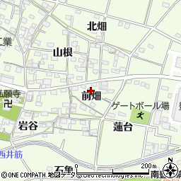 愛知県豊田市和会町前畑8周辺の地図