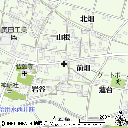 愛知県豊田市和会町前畑18周辺の地図