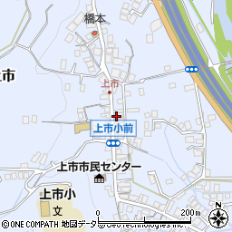 岡山県新見市上市412-19周辺の地図