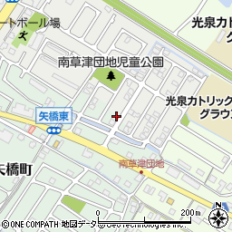 滋賀県草津市矢橋町10-30周辺の地図