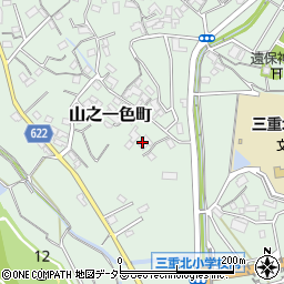 三重県四日市市山之一色町584周辺の地図