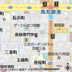 京都府京都市中京区柿本町389周辺の地図