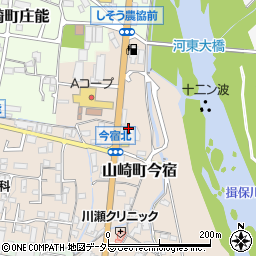 ハローフレンド山崎店周辺の地図
