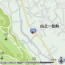 三重県四日市市山之一色町2095-4周辺の地図