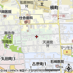 京都府亀岡市呉服町周辺の地図