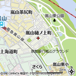 京都府京都市西京区嵐山樋ノ上町18-47周辺の地図