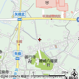 滋賀県草津市矢橋町1862周辺の地図
