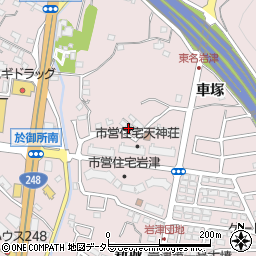 愛知県岡崎市岩津町車塚68周辺の地図