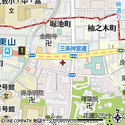 京都府京都市東山区西町140周辺の地図