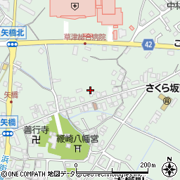 滋賀県草津市矢橋町1482周辺の地図