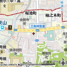 粟田口周辺の地図