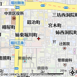 京都府京都市中京区宗林町周辺の地図
