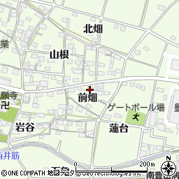 愛知県豊田市和会町前畑6周辺の地図