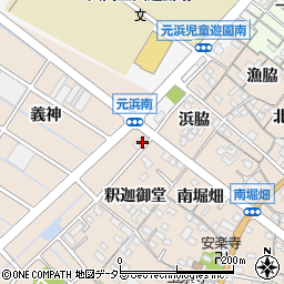 愛知県東海市養父町義神周辺の地図