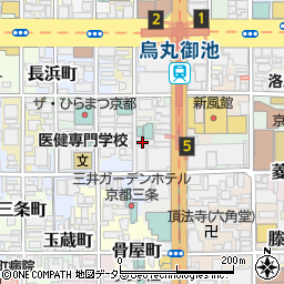 京都府京都市中京区柿本町390周辺の地図