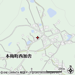 京都府亀岡市本梅町西加舎斧磨12周辺の地図