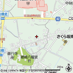 滋賀県草津市矢橋町1488周辺の地図