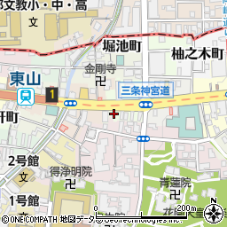 京都府京都市東山区西町132周辺の地図
