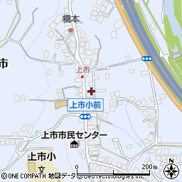 岡山県新見市上市412-17周辺の地図