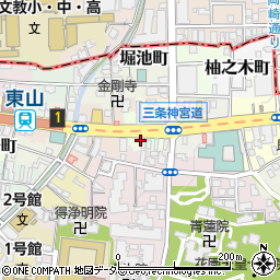 京都府京都市東山区西町136周辺の地図