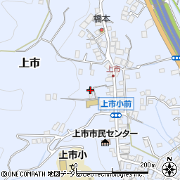 岡山県新見市上市421周辺の地図