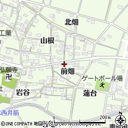 愛知県豊田市和会町前畑7周辺の地図