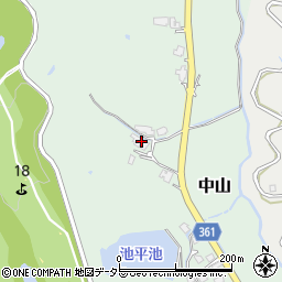 岡山県美作市中山715周辺の地図