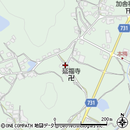 京都府亀岡市本梅町西加舎的場周辺の地図
