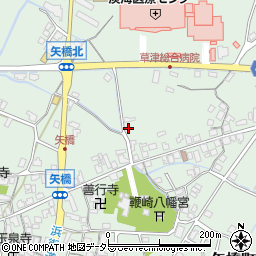 滋賀県草津市矢橋町1861周辺の地図